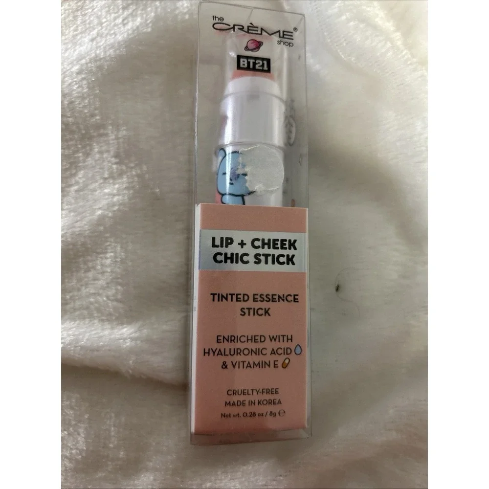 The Creme Shop BT21 Lip + Cheek‎ Chic Stick, Rose & Doze